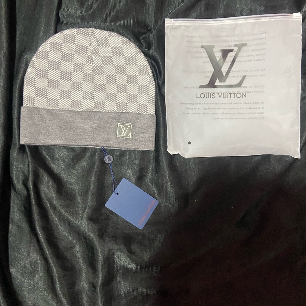 Louis Vuitton Grey Beanie